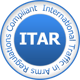 Itar Compliant Logo (blue, circular)